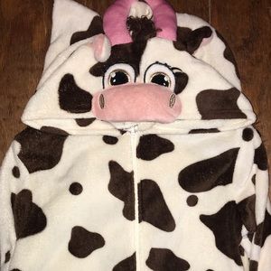 Cow onesie size XL